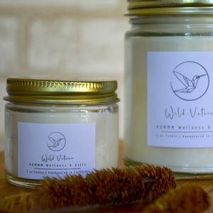 Wild Vetiver 🌱 Hand-poured Artisan Luxury Candle (1 large or BOGO free small)